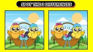 Optical Illusion Spot the Difference Picture Puzzle Game Only 2020 Vision Can Spot the 3 Differences in this Chick Image in 10 Secs 2